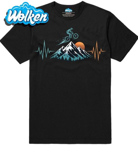 Obrázek produktu Pánské tričko Kardiogram a MTB