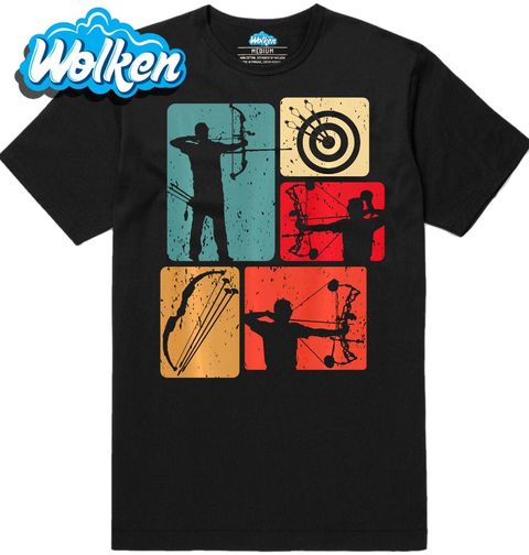 Obrázek produktu Pánské tričko Retro Lukostřelba Koláž