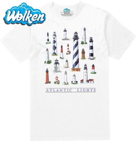 Obrázek produktu Pánské tričko Majáky pobřeží Atlantiku