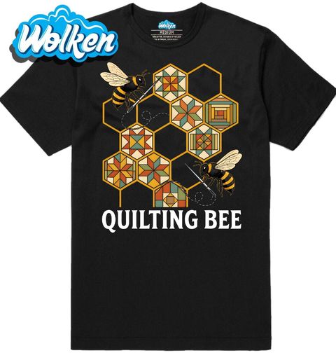 Obrázek produktu Pánské tričko Společné Šití Včelí Plástve Quilting Bee
