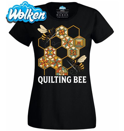 Obrázek produktu Dámské tričko Společné Šití Včelí Plástve Quilting Bee