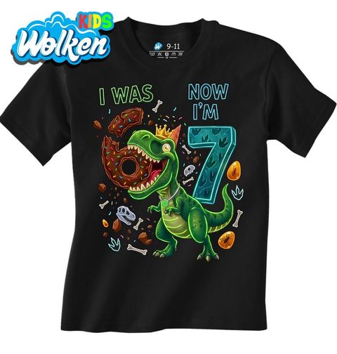 Obrázek produktu Dětské tričko Bylo mi 6 Teď Je mi 7 I Was 6 Now I'm Seven