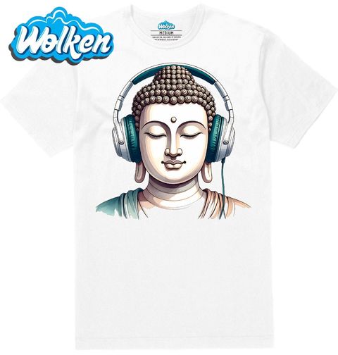 Obrázek produktu Pánské tričko Buddha se Sluchátky