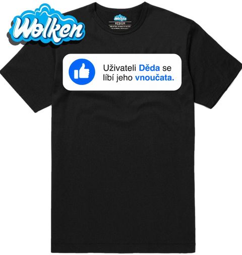 Obrázek produktu Pánské tričko Uživateli Děda se líbí jeho vnoučata