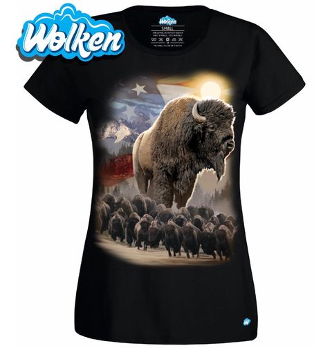 Obrázek produktu Dámské tričko Americký bizon