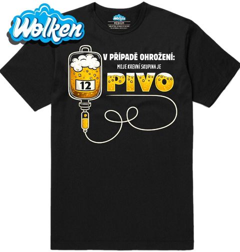 Obrázek produktu Pánské tričko Pivo je moje Krevní Skupina