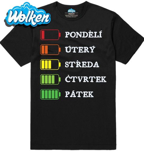 Obrázek produktu Pánské tričko Energie Během Týdne
