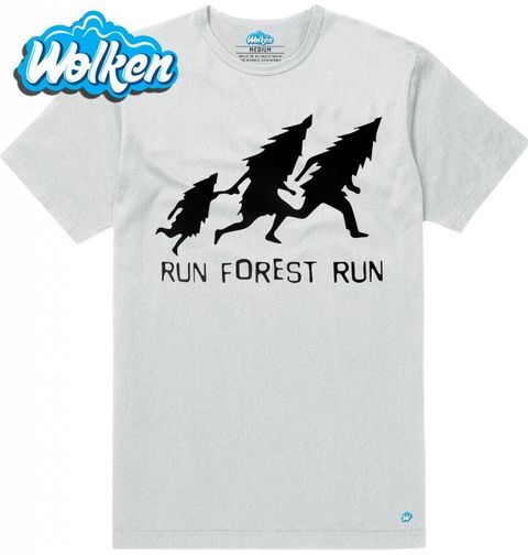 Obrázek produktu Pánské tričko Run Forrest Run „Běžící les“