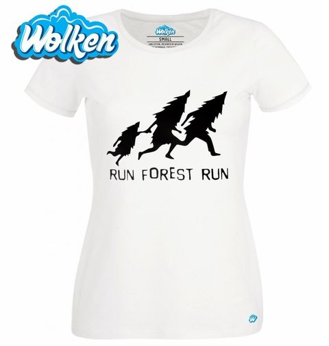 Obrázek produktu Dámské tričko Run Forrest Run „Běžící les“