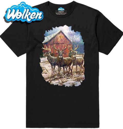 Obrázek produktu Pánské tričko Smečka Jelenů u stodoly 