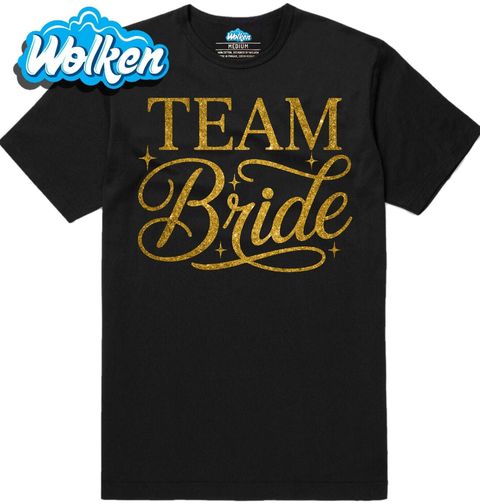 Obrázek produktu Pánské tričko Zlatý Tým Nevěsty Team Bride