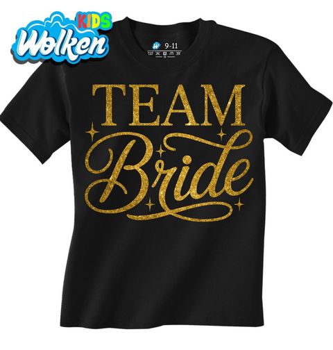 Obrázek produktu Dětské tričko Zlatý Tým Nevěsty Team Bride