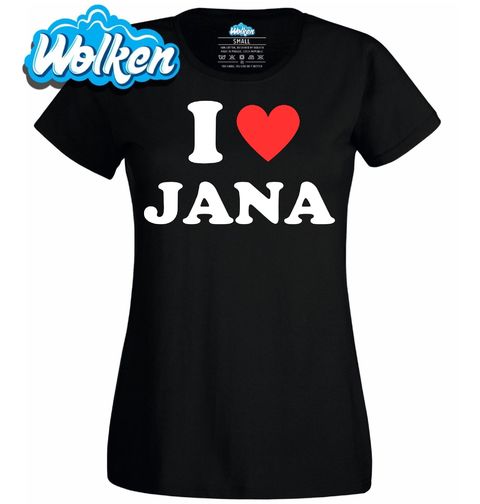 Obrázek produktu Dámské tričko Miluji Janu I Love Jana