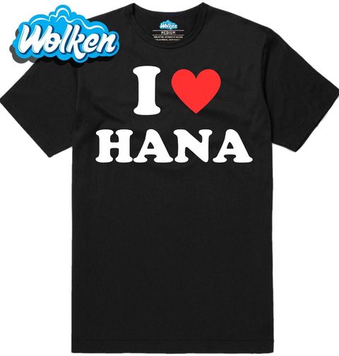 Obrázek produktu Pánské tričko Miluji Hanu I Love Hana