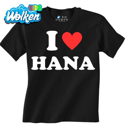 Obrázek produktu Dětské tričko Miluji Hanu I Love Hana