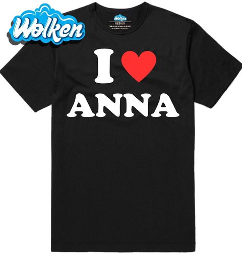 Obrázek produktu Pánské tričko Miluji Annu I Love Anna
