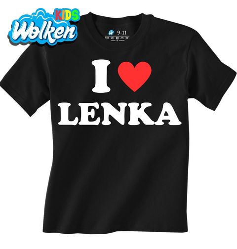 Obrázek produktu Dětské tričko Miluji Lenku I Love Lenka