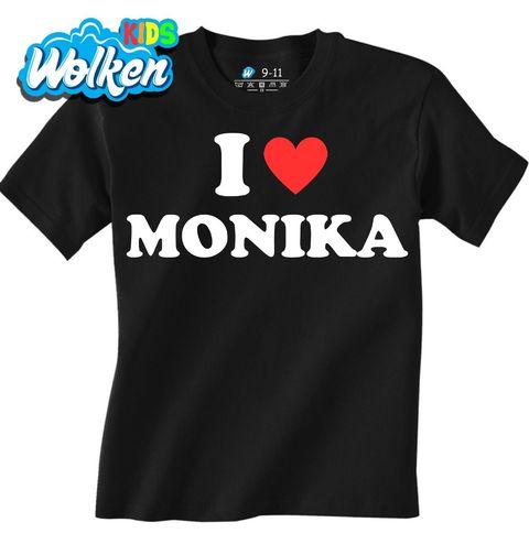 Obrázek produktu Dětské tričko Miluji Moniku I Love Monika