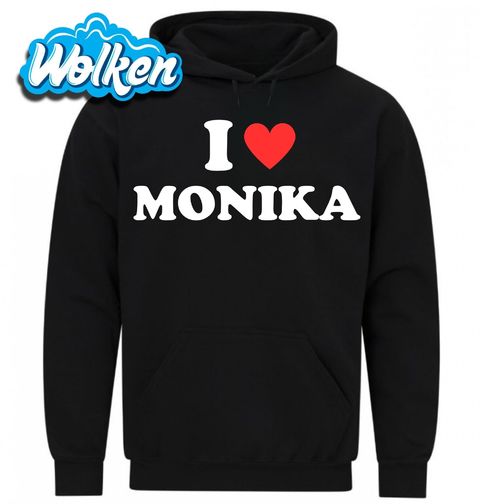Obrázek produktu Pánská mikina Miluji Moniku I Love Monika