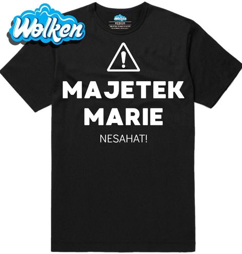 Obrázek produktu Pánské tričko Majetek Marie Nesahat