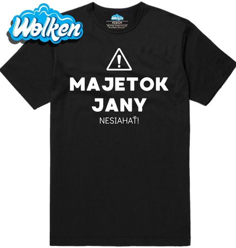 Obrázek produktu Pánské tričko Majetek Jany Nesahat