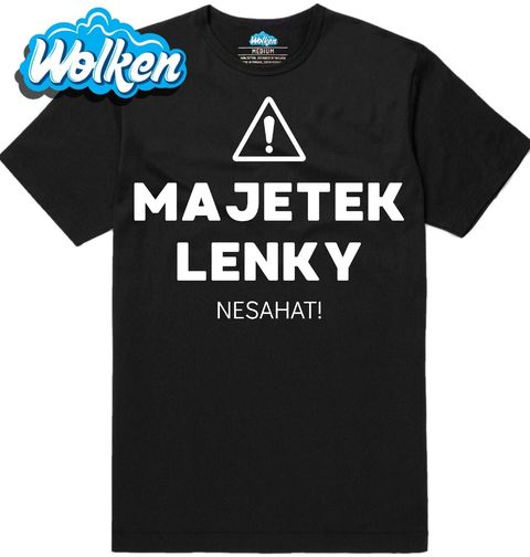 Obrázek produktu Pánské tričko Majetek Lenky Nesahat