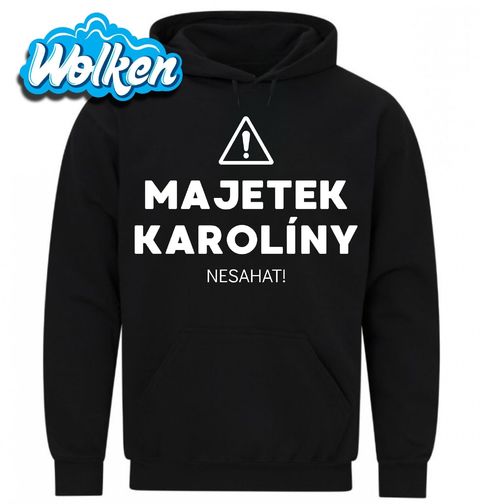 Obrázek produktu Pánská mikina Majetek Karolíny Nesahat