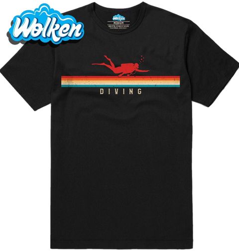 Obrázek produktu Pánské tričko Retro Potápění Diving