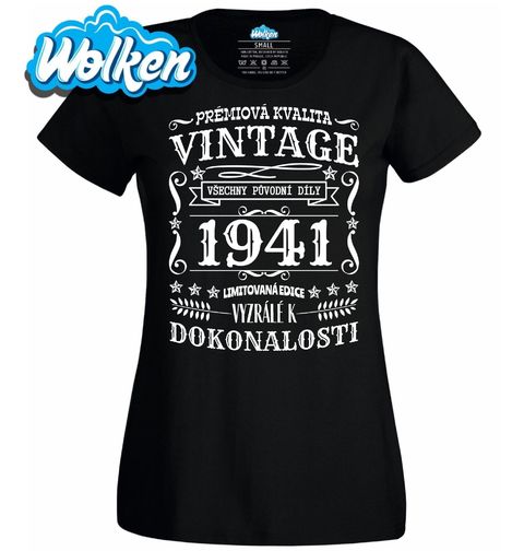 Obrázek produktu Dámské tričko Ročník 1941 Prémiová kvalita