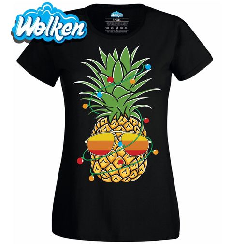 Obrázek produktu Dámské tričko Vánoční Ananas