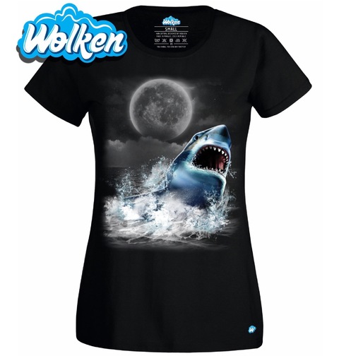 Obrázek produktu Dámské tričko Divoký Žralok Bílý 