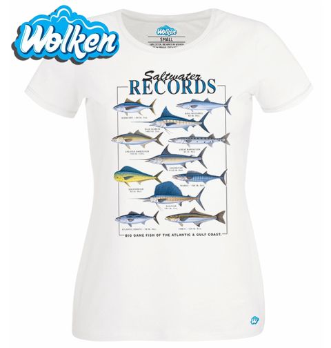 Obrázek produktu Dámské tričko Rybaření ve slaných vodách 
