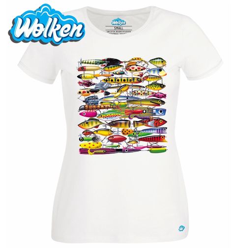 Obrázek produktu Dámské tričko Návnady pro rybáře