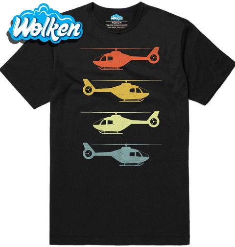 Obrázek produktu Pánské tričko Retro Vrtulníky