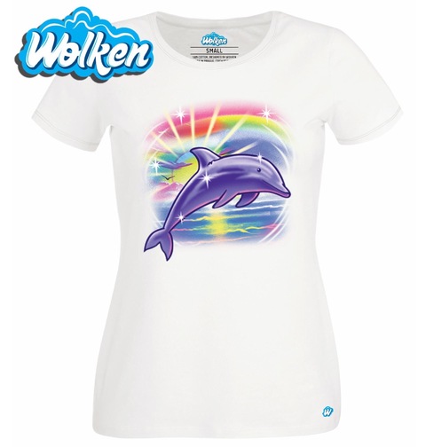 Obrázek produktu Dámské tričko Duhový delfín