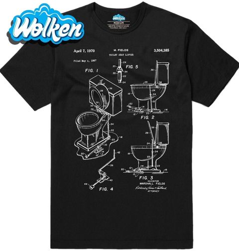 Obrázek produktu Pánské tričko Záchodové prkénko Patent M. Fieldse
