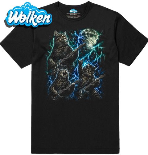 Obrázek produktu Pánské tričko Kočičí Heavy Metal