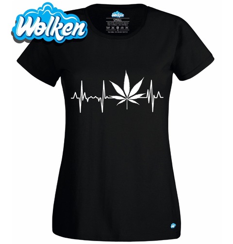 Obrázek produktu Dámské tričko Kardiogram a Marihuana