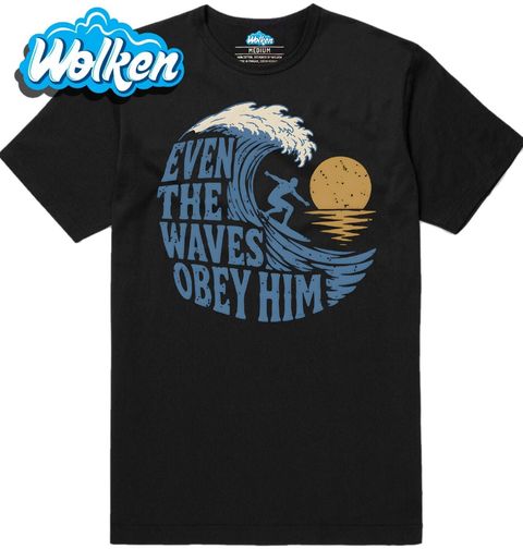 Obrázek produktu Pánské tričko Dokonce i Vlny Ho Poslouchají Even the Waves Obey Him
