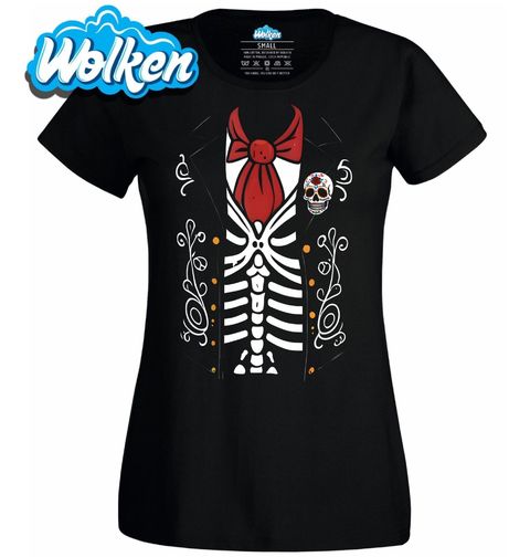 Obrázek produktu Dámské tričko Kostra Día De Los Muertos