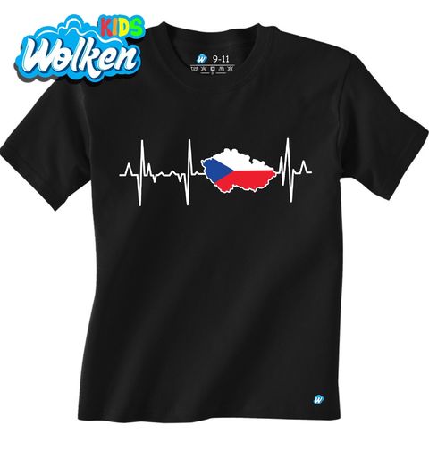 Obrázek produktu Dětské tričko Kardiogram a Česko