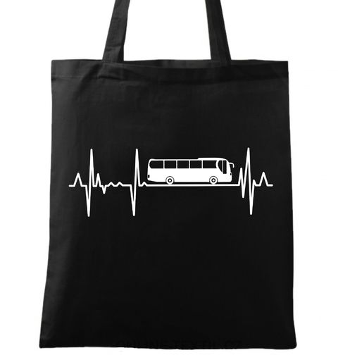 Obrázek produktu Bavlněná taška Kardiogram a Autobus