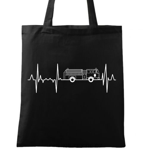 Obrázek produktu Bavlněná taška Kardiogram a Hasičský vůz