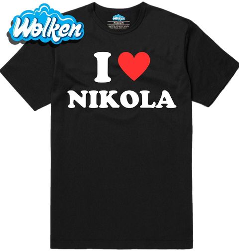 Obrázek produktu Pánské tričko Miluji Nikolu I Love Nikola