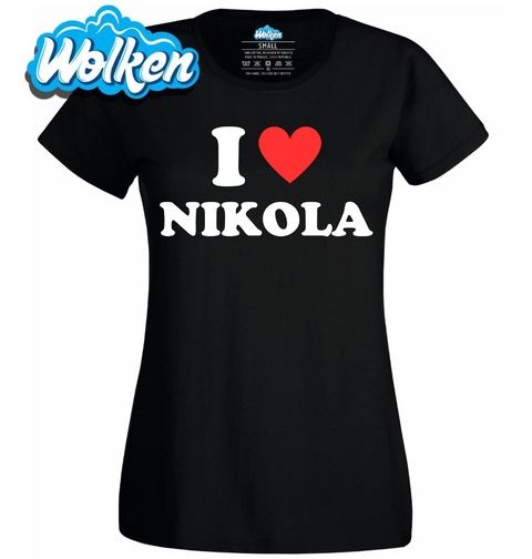 Obrázek produktu Dámské tričko Miluji Nikolu I Love Nikola