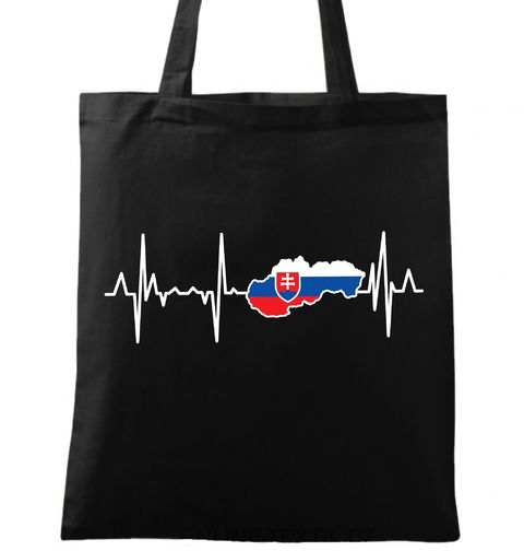 Obrázek produktu Bavlněná taška Kardiogram a Slovensko