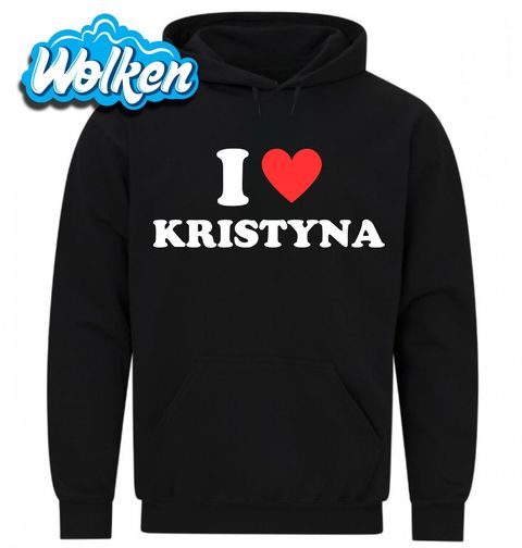 Obrázek produktu Pánská mikina Miluji Kristýnu I Love Kristýna