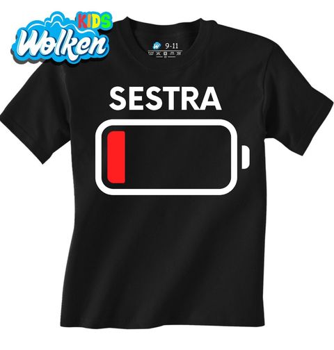 Obrázek produktu Dětské tričko SESTRA Baterie je vybitá