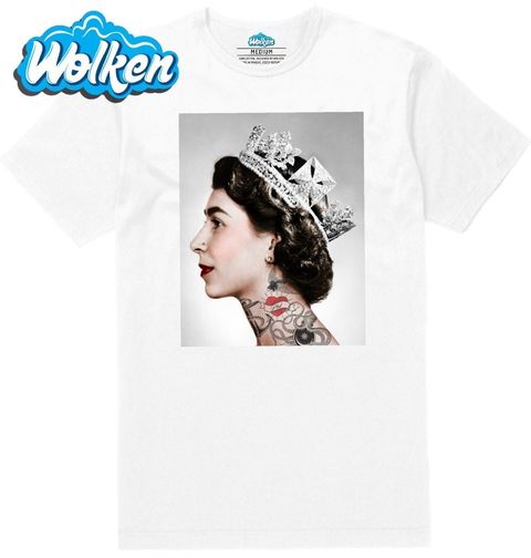 Obrázek produktu Pánské tričko Potetovaná královna Alžběta II.