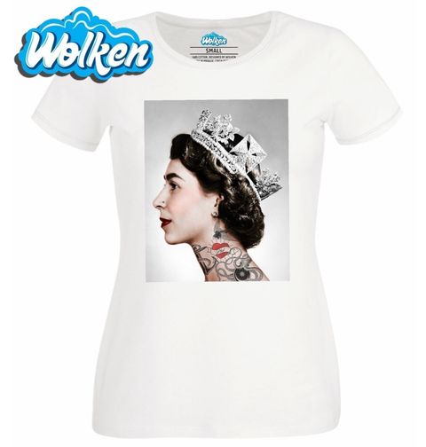 Obrázek produktu Dámské tričko Potetovaná královna Alžběta II.